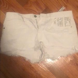 White Abercrombie & Fitch Shorts